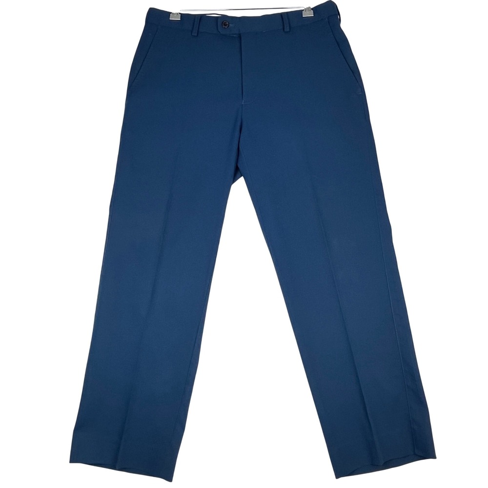 Peter Millar‎ Golf Pants Men 32x30 Crown Sport Blue Performance Hemmed 27 Inseam